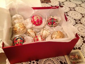 Katherine's Christmas decorations for the Williams family.