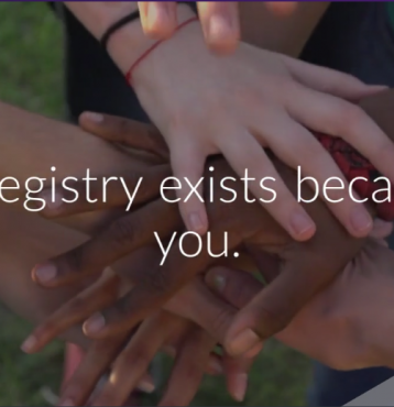 Frame from the New Zealand MND Registry launch video