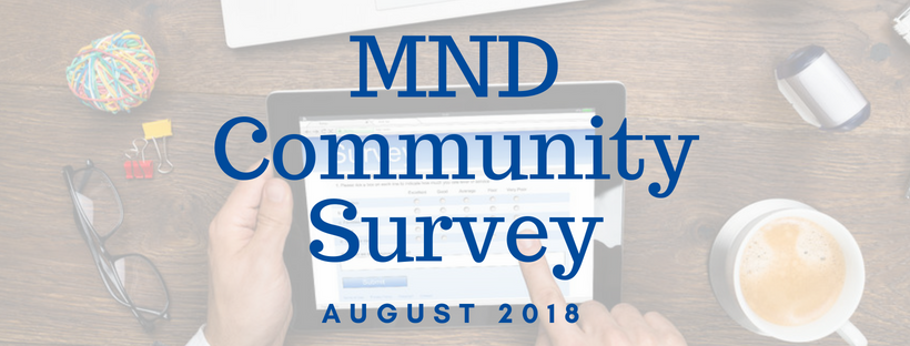 Image for MND Community Survey 2018 – now closed.