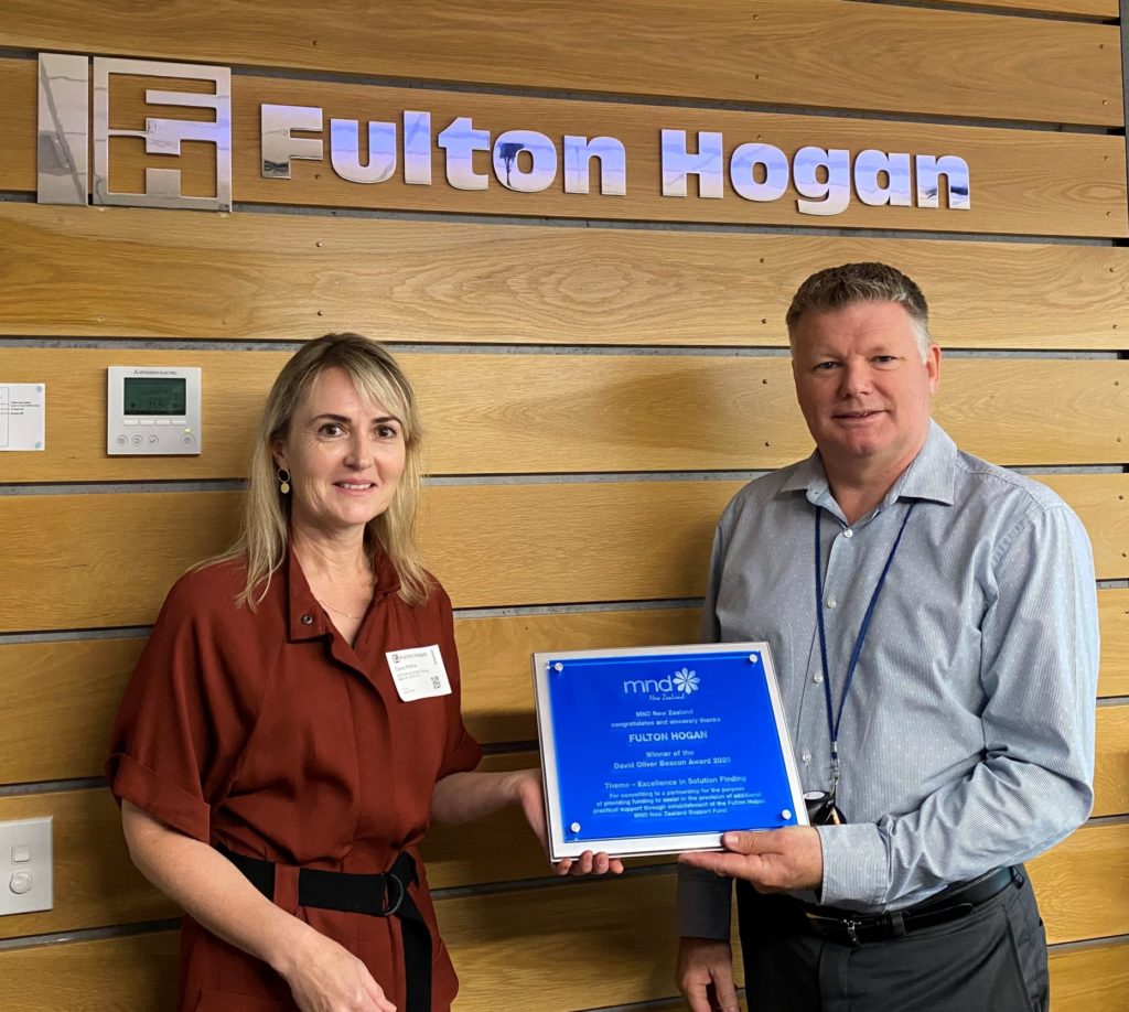 David Beacon Oliver Award presentation 2